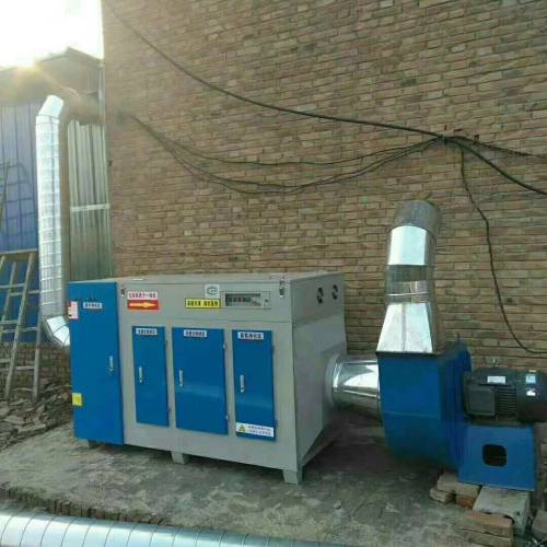 光氧催化設備安裝現場 光氧催化設備安裝現場